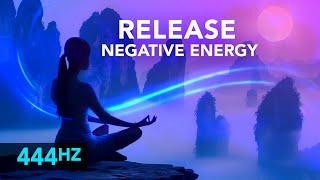 444 Hz RELEASE Negative Energy, Healing Frequency Sleep Music