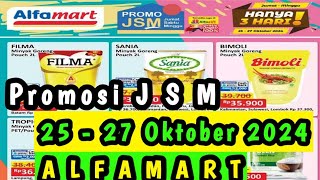 Promosi JSM Alfamart Terbaru 25 - 27 Oktober 2024 || Promosi Alfamart