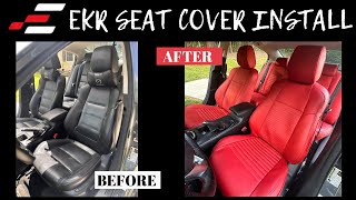 EKR Custom Car Seat Cover INSTALL | @ekrcoverstore