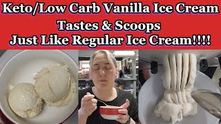 The Best Keto Vanilla Bean Ice Cream 2.0 | My First Recipe, Upgraded | Lower Carb & Just as Creamy