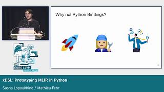 2023 EuroLLVM - Prototyping MLIR in Python