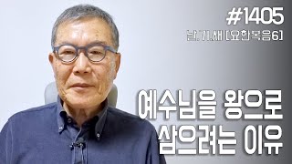 [날마다 기막힌 새벽 #1405] 예수님을 왕으로 삼으려는 이유