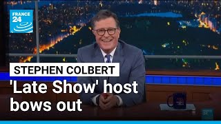 'Late Show' host Stephen Colbert bows out after show cancelled • FRANCE 24 English