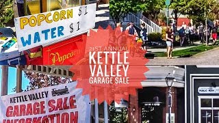 The Best Community Garage Sale Ever! Kettle Valley Kelowna Canada