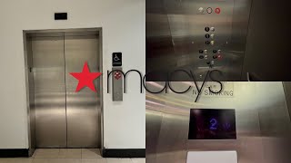 Weird Modded Montgomery Hydraulic Elevator, Macys, Fashion Centre at Pentagon City, Arlington, VA