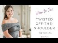 THE INFINITY DRESS : Twisted Off the Shoulder Tietorial