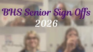 BHS Senior Sign Offs 2026