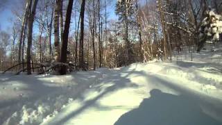 Snowmobiling in Vermont HD with the GoPro Hero