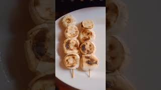 Roasted banana  🍌//2022-2023 ចេកអាំង #short #my_first_vlog