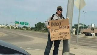 Man ticketed $175 after giving change to cop posed as panhandler