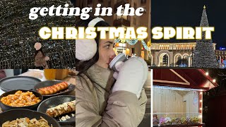 Christmas Adventures 🎄: Korean steet food, Lights, Friends \u0026 Christmas Joy! ⭐️