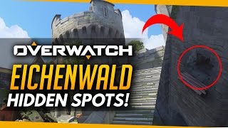 Overwatch | Eichenwald - Tips \u0026 Tricks (Hidden Spots!)