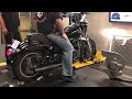 1999 harley dyna fxdx dyno run