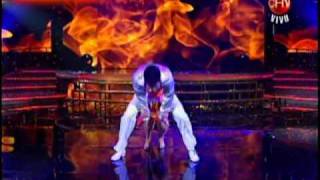 ivan e ivana (ex calle 7) bailan salsa