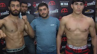 ArtsakhFC-2 weight in Gegham Vardanyan vs Mohammad Mojaedi full HD