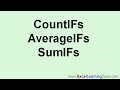 microsoft excel 2007 tutorial new sumifs function in excel 2007