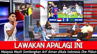 LUCU ● Pantesan tak Lolos Semua Kompetisi Asia ~ Malaysia Sombongkan Arif Aiman ke Indonesia !!