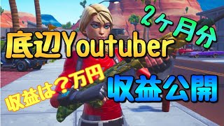 底辺YouTuba2ヶ月分の収益公開！