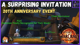 WoW A Surprising Invitation - 20th Anniversary Event