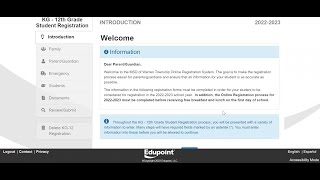 22-23 Returning Student Online Registration (English)