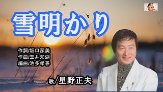 「雪明かり」星野正夫