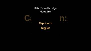 RUN if a zodiac sign does this - Zodiac signs Shorts