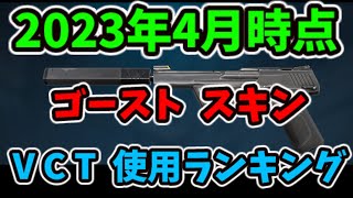 [2023/4] ヴァロラント VCT ゴースト スキンランキング [VALORANT]