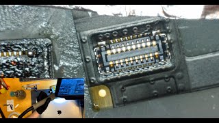 Macbook Air M1 A2337 liquid damage repair - display backlight connector repair