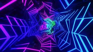 Abstract Background  4k Metallic Color Changing Tunnel VJ LOOP NEON Satisfying C