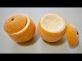 Orange ice cream is simple and delicious