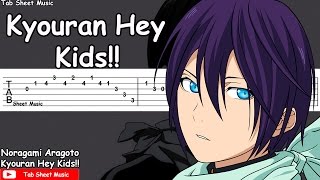 Noragami Aragoto OP - Kyouran Hey Kids!! Guitar Tutorial