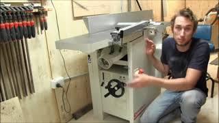 Switching from Jointer to Planer function in just 43 seconds SCM Minimax FS 30