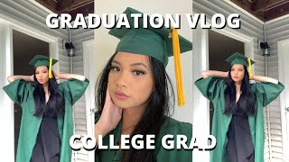 GRADUATION VLOG** GRWM for graduation, graduating university #grad #graduation #GRWM