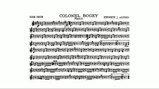 Colonel Bogey March by Kenneth J. Alford - side drum