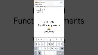 Function parameters in python(tamil)|Function Arguments in python(tamil)