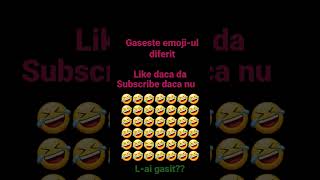 Gaseste emoji-ul diferit