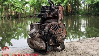 Restoration Old HONDA GX35 4 Stroke Engine | Restore HONDA Engine rusty