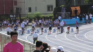 第１３回葛飾区ナイター記録会　小学生女子１００ｍ　彩葉　咲夏　桃子