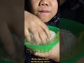 DYMA KULINER 💕ASMR RAW RICE EATING 💕Makan Beras Mentah 💕#shorts #mukbang(1)