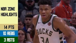 Giannis Antetokounmpo Highlights vs Pistons FRG3 - 14 Pts, 10 Rebs, 3 Asts (20.04.19)