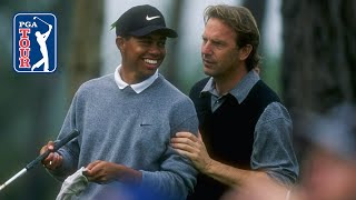 Tiger Woods and Kevin Costner's extended highlights | 1997 Pebble Beach