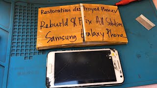 Restoration destroyed phone | Restore samsung galaxy S2 HD Old broken smart phone 2020