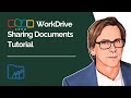 Zoho WorkDrive Sharing Documents Tutorial