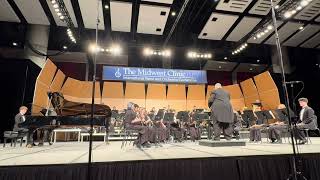 “Fallingwater at Twilight” by James David Robinson Symphonic Band, Andrew Loft 2024 Midwest Clinic