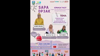 Webinar SAPA DP3AK JATIM, PEREMPUAN PENCARI NAFKAH UTAMA DALAM KELUARGA SOLUTIF PEMULIHAN EKONOMI