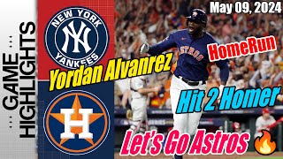 Houston Astros vs New York Yankees [TODAY] Highlights | Yordan Alvanrez 1 Run HR & 2 Run Score