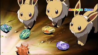 3 Eevee Evolve at the Same time || Rare Occurrence