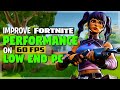 FIX LAG: Fortnite on low end pc / 4 GB ram & intel HD graphics ⛏