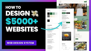 How to design a $5000+ website (Create a design system in XD 101)