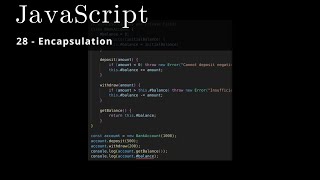 JavaScript 28 🧬 Encapsulation